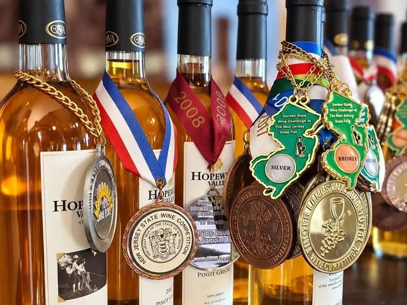 NJ Wine & Brewery Tours Hopewell Valley Award-Winning Wine